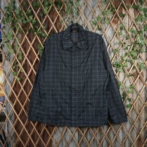 XL - Vintage Y2K Bathing ape bape plaid 1990s windbreaker